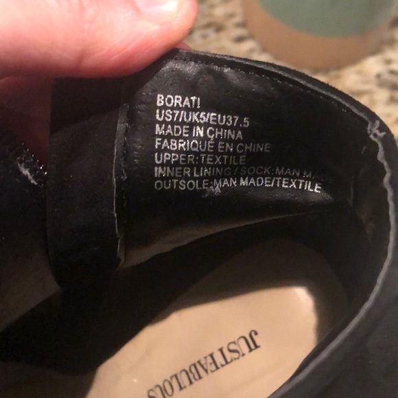 Black suede booties - Picture 3 of 4